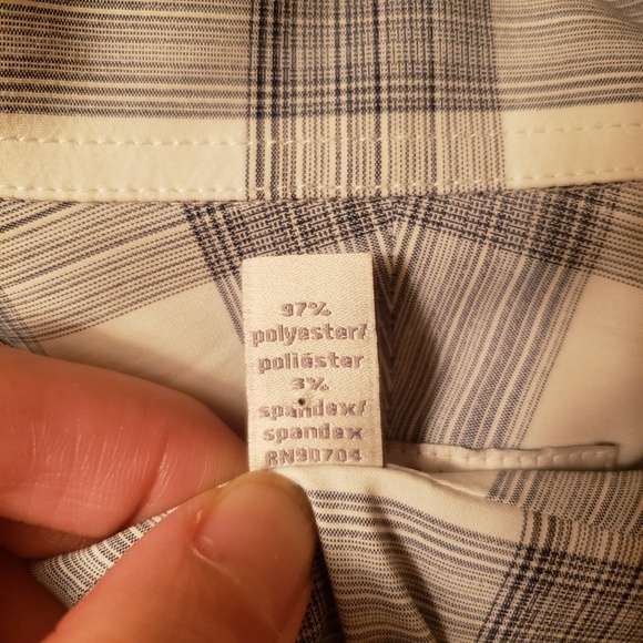 NWOT Perry Ellis Mens buttoned down shirt size L - Picture 5 of 8